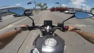 Primeiro role de SBM 400 em recife que moto incr&iacute;vel