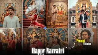 Gemini Navratri Photo Prompt | Durga Puja Photo Editing Tutorial | Gemini Photo Tutorial