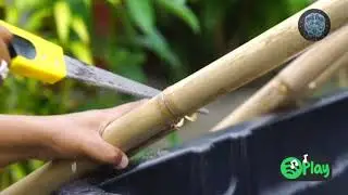 Bamboo cutting Sound Effect। Cutting Sound।Dry