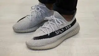 Обзор и описание кроссовок Adidas Yeezy Boost 350 V2 &laquo;Slate&raquo; HP7870 (2022)