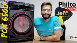 Caixa de som PHILCO PCX6500 380W: Várias FUNÇÕES, Linda e Boa Qualidade sonora! (Análise Completa)
