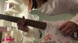 tek it // cafun&eacute; (electric guitar cover)