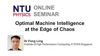 Optimal Machine Intelligence at the Edge of Chaos