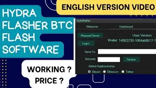 Hydra Flasher BTC Flash Software | Hydra BTC Flash Working ? English version |