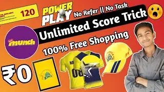 Biggest Loot Free Shopping | Munch Free Merchandise | Unlimited Score Munch Game | ₹0 Free goodies