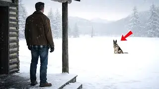 A Stray Retired Police Dog Stared at a U.S. Veteran’s Cabin Every Day—Until One Day It Didn’t Appear