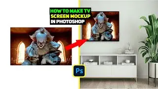 How to make tv screen mockup in photoshop 2025