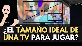 Este es el TAMA&Ntilde;O PERFECTO de TELEVISOR para JUGAR 👑