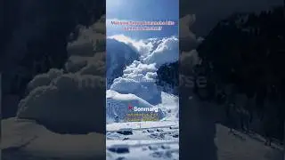 Terrifying Snow Disaster In Jammu Sonmarg - Unbelievable Avalanche! #kashmir #mountains