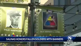 Salinas honors local veterans with banner tribute along Main Street