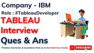 Tableau Interview Question and Answers | #xpressurdata