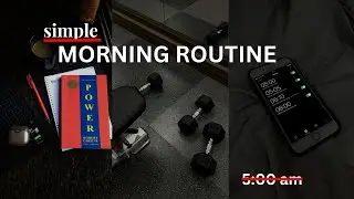 Идеальная утренняя рутина, которая вам нужна прямо сейчас.