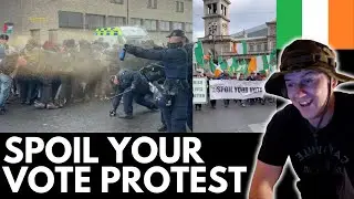 Испортите голосование на акции протеста в Дублине, Ирландия, успех🇮🇪