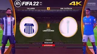 FIFA 22 Next Gen Tallleres Vs U. Catolica // Copa Libertadores [Series X] Simulacion 4k 60Fps