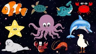 Sea Animal Sounds Song | Nursery Rhyme for Kids | @Nursery Stories-Rhymes and Songs 🎶