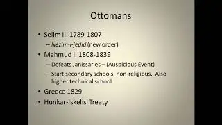 Russian and Ottoman Reforms in the 1800s Lecture