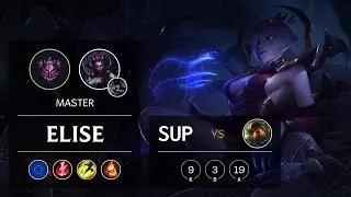 Elise Support vs Nautilus - EUW Master Patch 9.19
