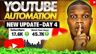 YouTube Automation 2026(Day 4)This AI Run Channel on Mobile - Free Subs & Watch Hr