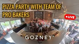 The Pizza Pushers Live, Making and Baking for a Gozney Pizza Party