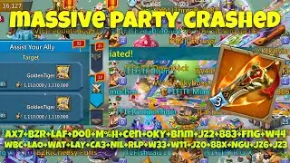 Lords Mobile - Biggest rally party was crashed. 28 rallies incoming. How much damage it made?