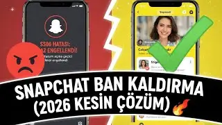 Snapchat Hesabım Kapandı! 😱 Nasıl Açılır? (SS06 Hatası Çözümü) 🛠️