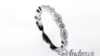 18k White Gold Parade Wedding Ring-R3737/R1-BD