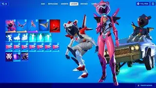Fortnite Mecha Cuddle Master Skin Pack showcase (June Crew)