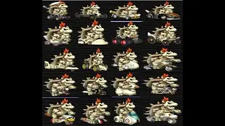 MKW: Unrestricted Vehicle Combo Mod - Dry Bowser Showcase