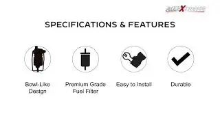 AllExtreme EXGBPF1 Magnetic Glass Bowl Inline Petrol Fuel Filter Compatible with Royal Enfield