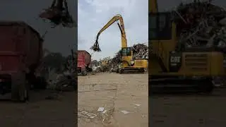 Cat 336 with Norris 50' Scrap Material Handler Conversion Package