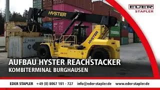 Hyster Reachstacker beim KombiTerminal Burghausen | EDER Stapler