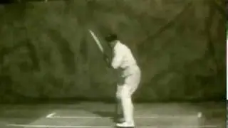 Don Bradman batting