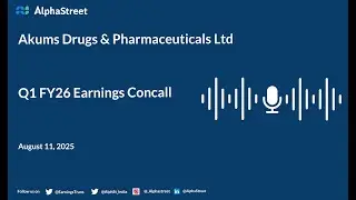 Akums Drugs and Pharmaceuticals Ltd Q1 FY2025-26 Earnings Conference Call