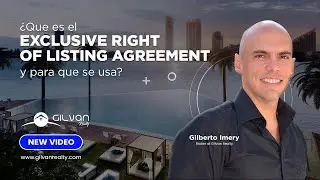Que es el EXCLUSIVE RIGHT OF LISTING AGREEMENT y para que se usa???…