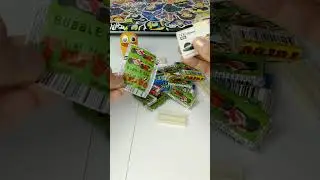 ASMR unboxing turbo gum 😛 #shorts #happyyellow #распаковка #жвачка #асмрвидео