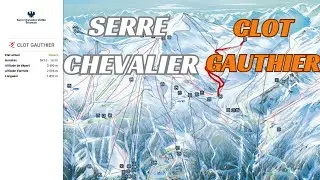 Best Intermediate red ski piste Clot Gauthier (1,8 km) in Serre Chevalier  - Pure adrenaline!
