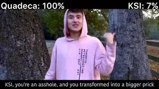 Quadeca vs KSI with healthbars