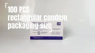 bulk order condoms:100 rectangular condom packaging sizewith blank aluminum film