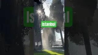 Clouds moving through the Topkapi Gardens. Istanbul, Turkey. #short #shorts