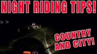 Riding Motorcycle at Night! | Tips For New Riders!