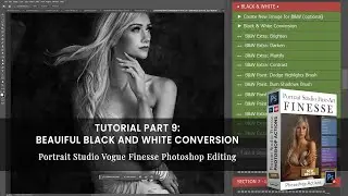 Portrait Finesse: Black and White Conversion in Photoshop Fine-Art