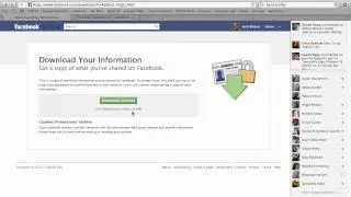 How to Download your Facebook History