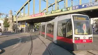 Wien Stra&szlig;enbahn Linie 43 || Neuwaldegg - Schottentor