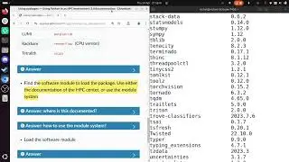 HPC Python day 2: Use packages, for Dardel
