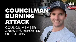 LIVE: Danville councilman answering questions after fellow councilman caught on fire in attack