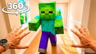 360° - MOBS IN YOUR HOUSE! Minecraft VR Experience
