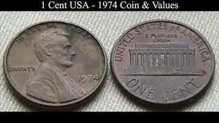 1 Cent USA - 1974 Coin & Values