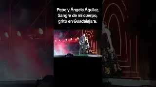 Pepe y Angela Aguilar, Guadalajara, grito 