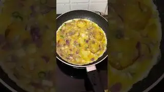 potato omelette #shorts #egg #pizza