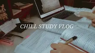 Chill Study Vlog | Productive day, lots of notes making, question bank | CMA study with me